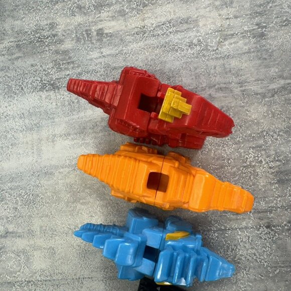 Power Rangers Bondai Dino Charge 5 Charger Case Figures Only Red Blue Black - Picture 7 of 8